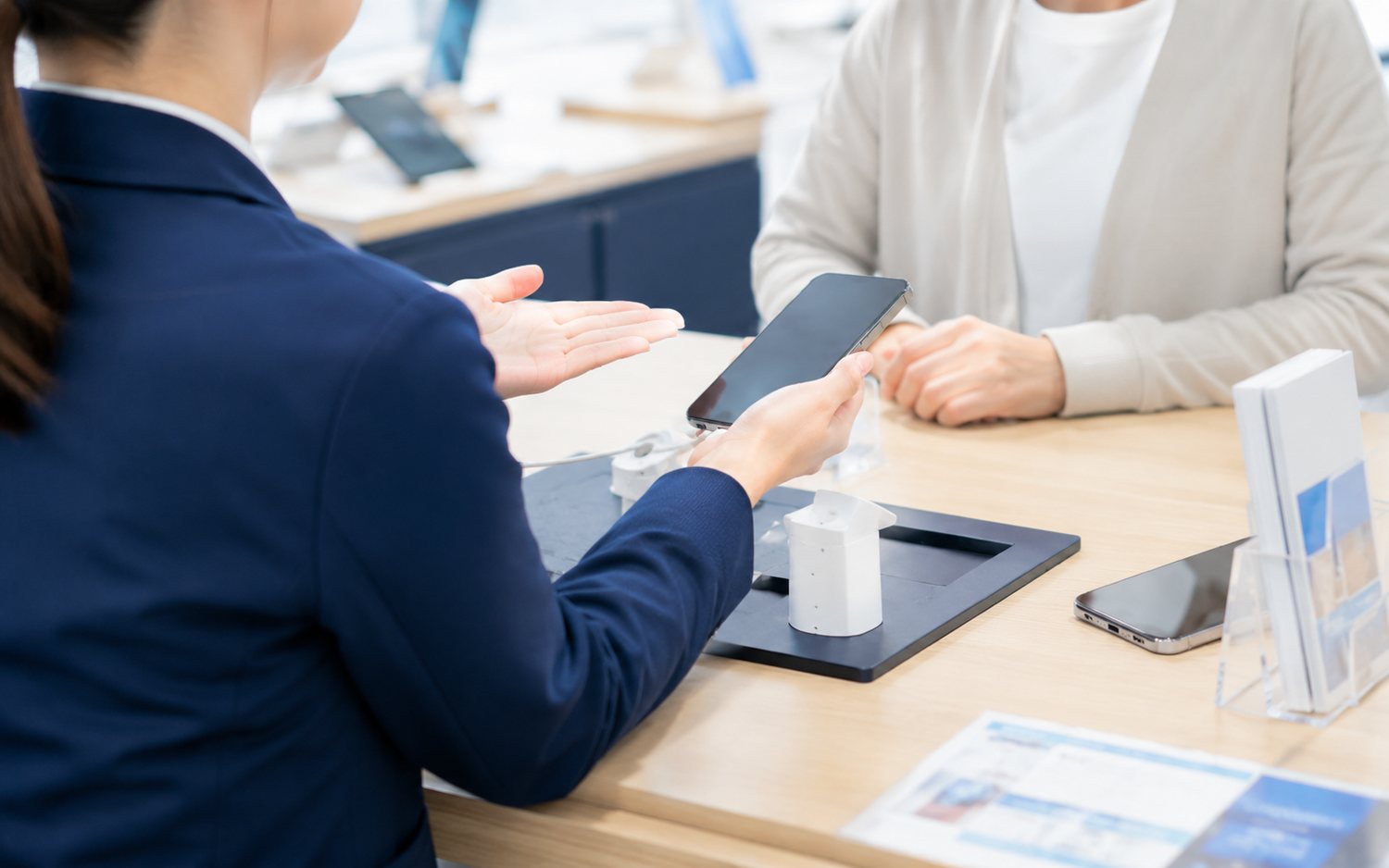 人と話す仕事